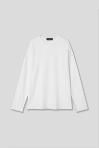 EDUARDO Women's Relaxed semi-overfit heavy long sleeve t-shirt