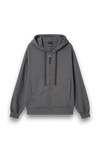 EDUARDO Overfit Incision Balloon Hoodie Zip-Up.