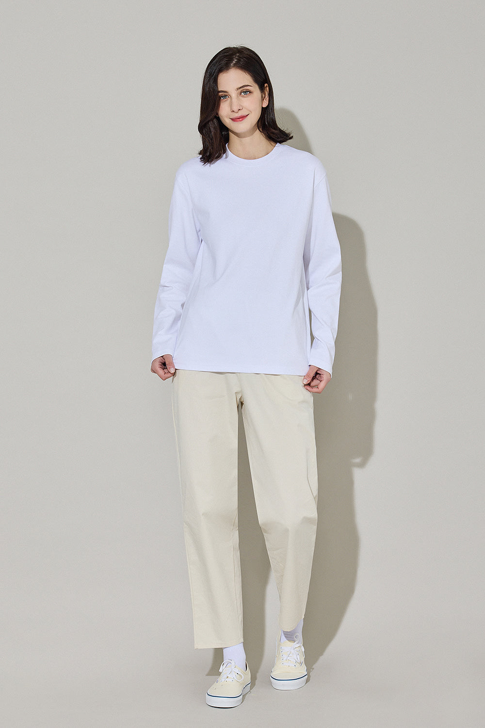 Women’s Normal Regular-Fit Long-Sleeve T-Shirt – Classic Multipack