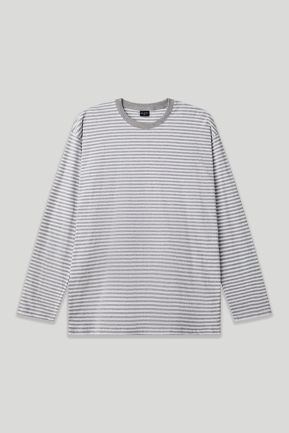 Men’s Semi-Oversized Striped Long-Sleeve T-Shirt