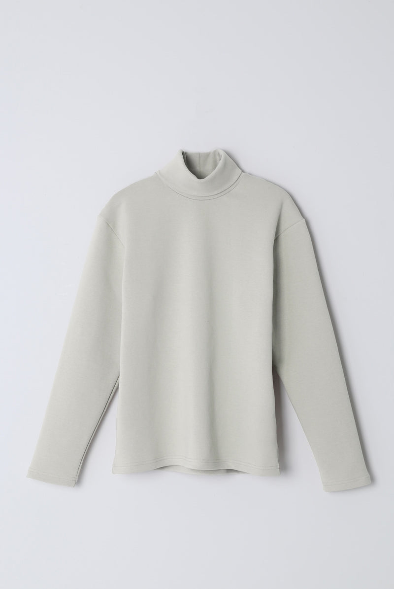 EDUARDO Men Turtleneck Premium Cotton Blend Heavyweight Long Sleeve Semi Over T-Shirt Pullover.