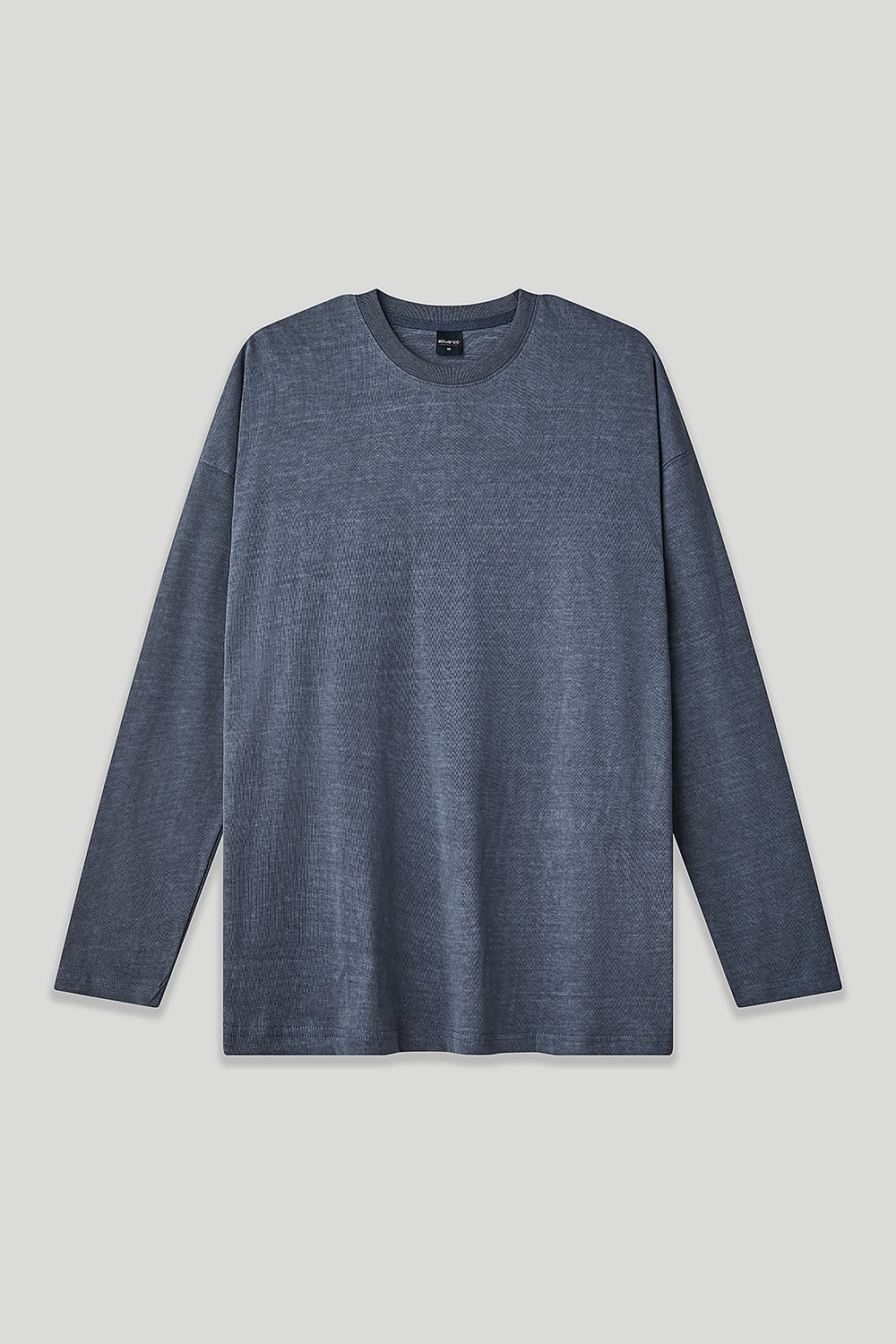 Men’s Oversized Pigment-Dyed Long-Sleeve T-Shirt