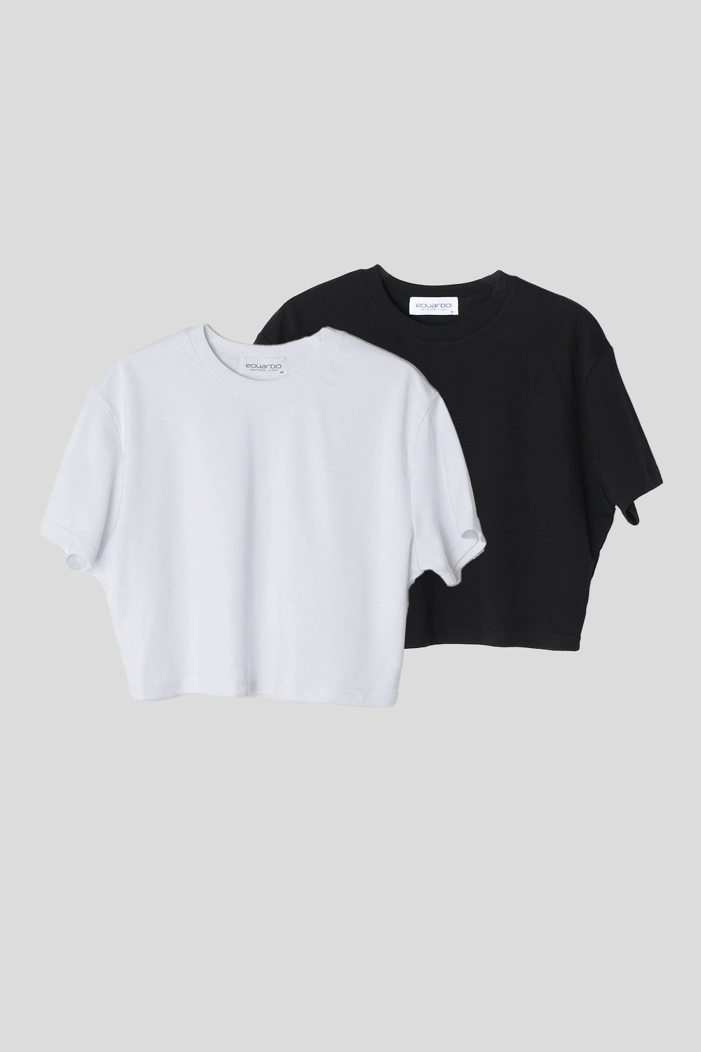 Women’s Normal Regular-Fit Cropped Short-Sleeve T-Shirt – Easy Multipack
