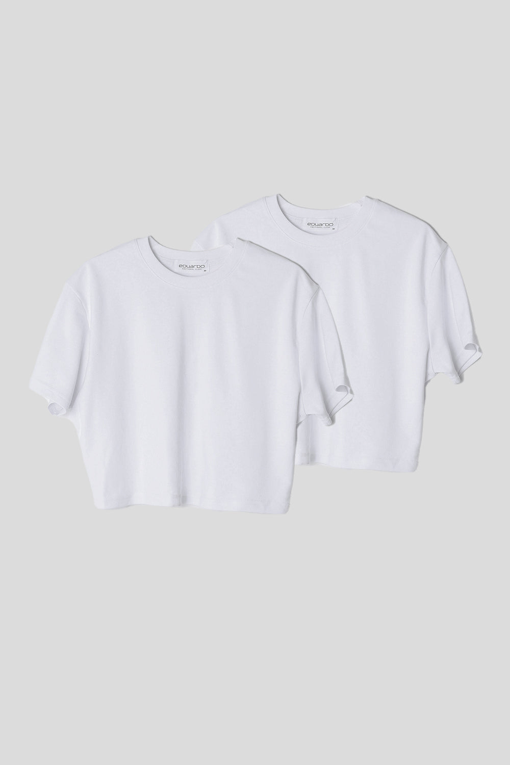 Women’s Normal Regular-Fit Cropped Short-Sleeve T-Shirt – Easy Multipack