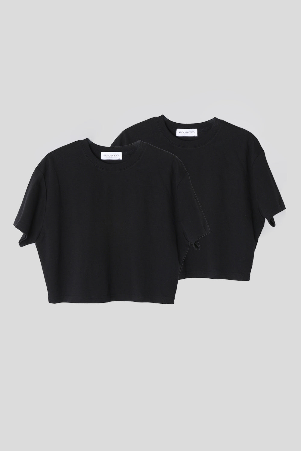 Women’s Normal Regular-Fit Cropped Short-Sleeve T-Shirt – Easy Multipack