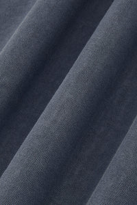Men’s Oversized Pigment-Dyed Long-Sleeve T-Shirt with Ribbed Cuffs