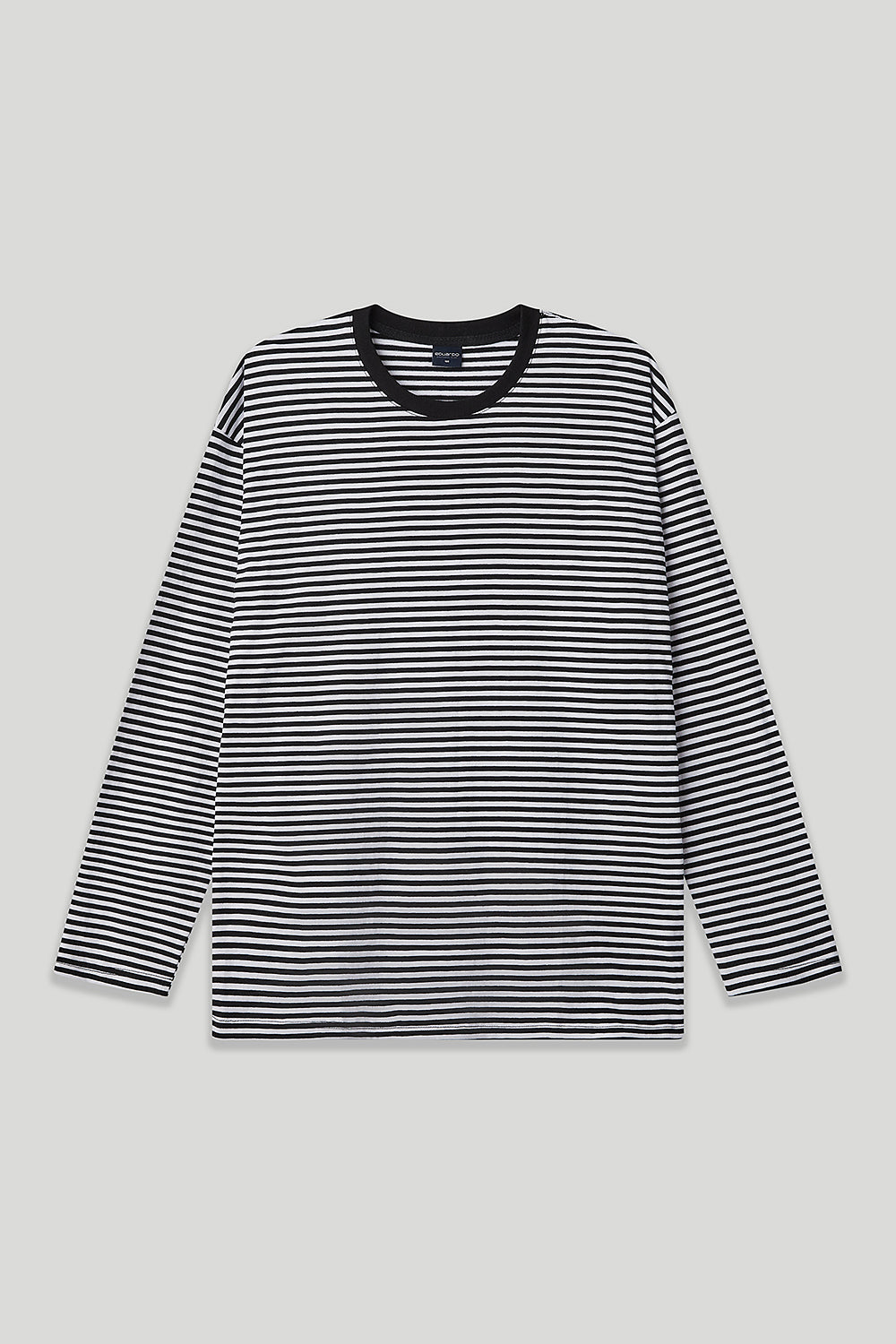 Men’s Semi-Oversized Striped Long-Sleeve T-Shirt