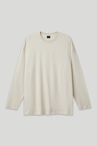 Men’s Oversized Pigment-Dyed Long-Sleeve T-Shirt