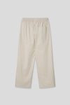 EDUARDO Cotton Drawstring Wide Fit Cropped Casual Pants for Men and Women.