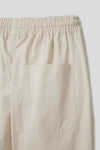 EDUARDO Cotton Drawstring Wide Fit Cropped Casual Pants for Men and Women.