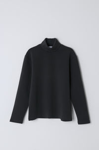 EDUARDO Men Turtleneck Premium Cotton Blend Heavyweight Long Sleeve Semi Over T-Shirt Pullover.