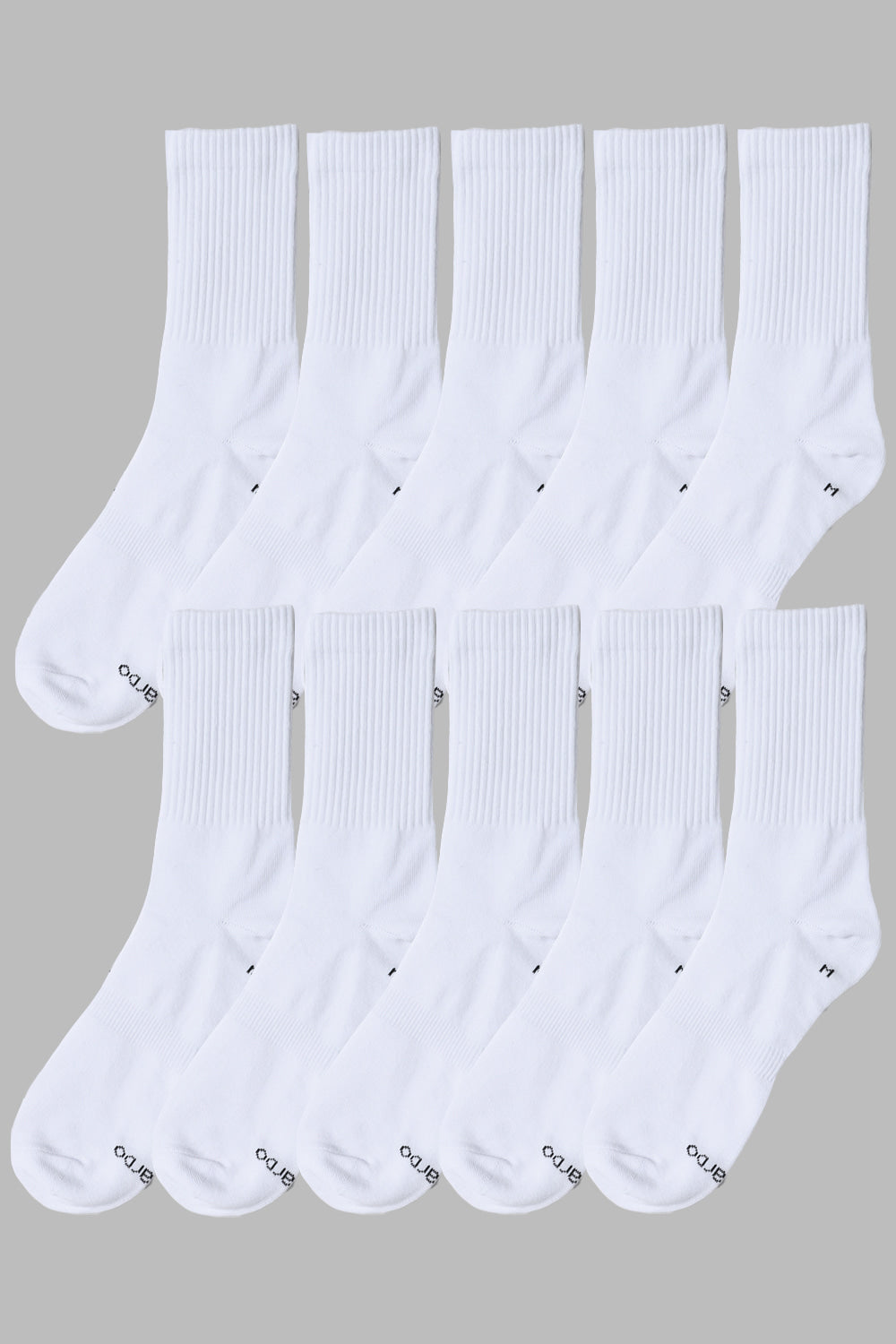 EDUARDO High-density sports dry-cool heavyweight mid-calf socks 10Pairs