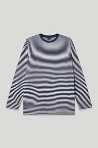Men’s Semi-Oversized Striped Long-Sleeve T-Shirt