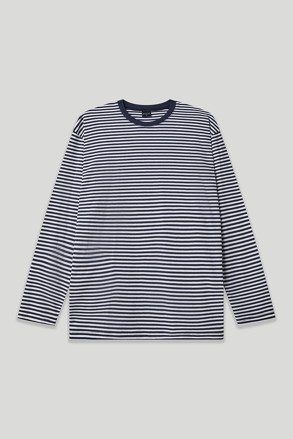 Men’s Semi-Oversized Striped Long-Sleeve T-Shirt