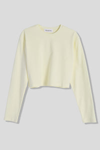 EDUARDO Casual Mid Weight Women's Long Sleeve Crop Top Shirts.