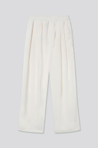 EDUARDO Women's Drawstring Elastic Waisted Wide Leg Trouser with Pockets.