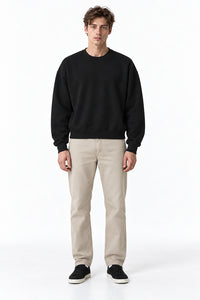 Men’s Oversized Soft Heavyweight Cropped Sweatshirt