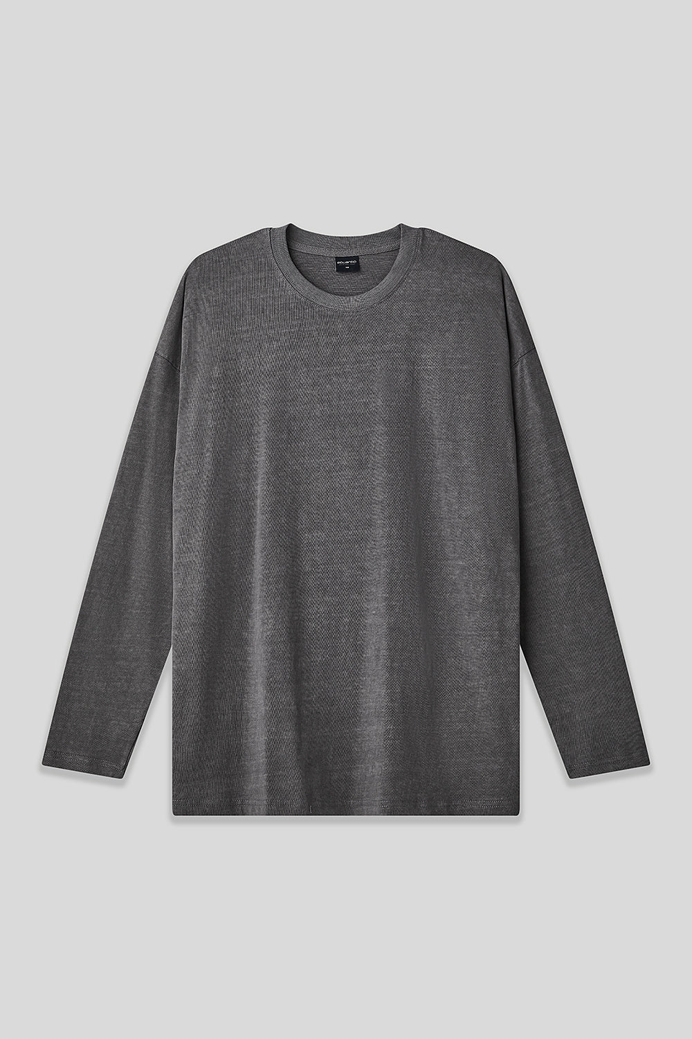 Men’s Oversized Pigment-Dyed Long-Sleeve T-Shirt
