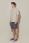 EDUARDO Men's Basic Short-Sleeve T-Shirt Semi Over Relaxed Fit Crew Neck Tee. (Cool Cotton Modal Blend)