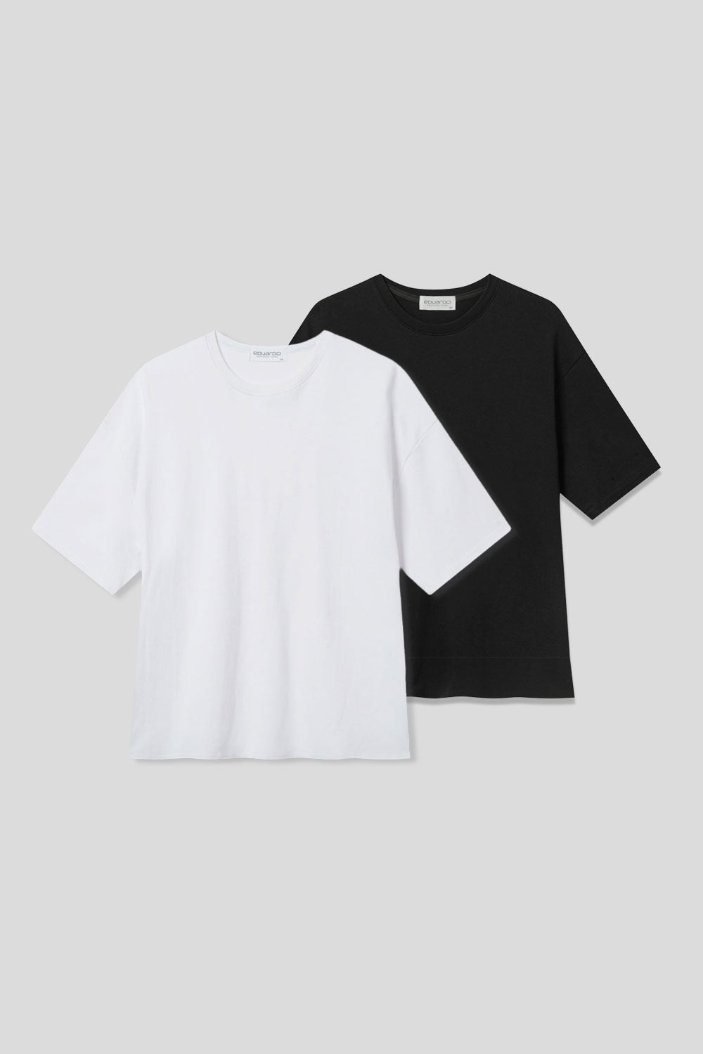 Men’s Relax Semi-Oversized Cropped Short-Sleeve T-Shirt – Classic Multipack