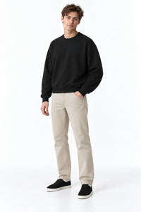 Men’s Oversized Soft Heavyweight Cropped Sweatshirt