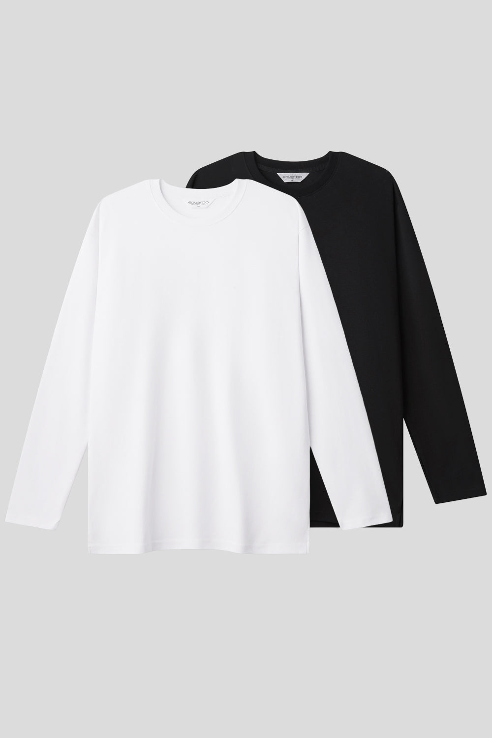 Men’s Relax Semi-Oversized Layering Long-Sleeve T-Shirt – Easy Multipack