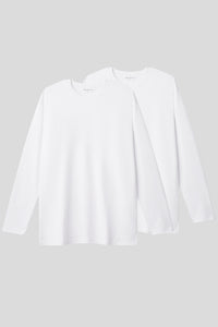 Men’s Relax Semi-Oversized Layering Long-Sleeve T-Shirt – Easy Multipack