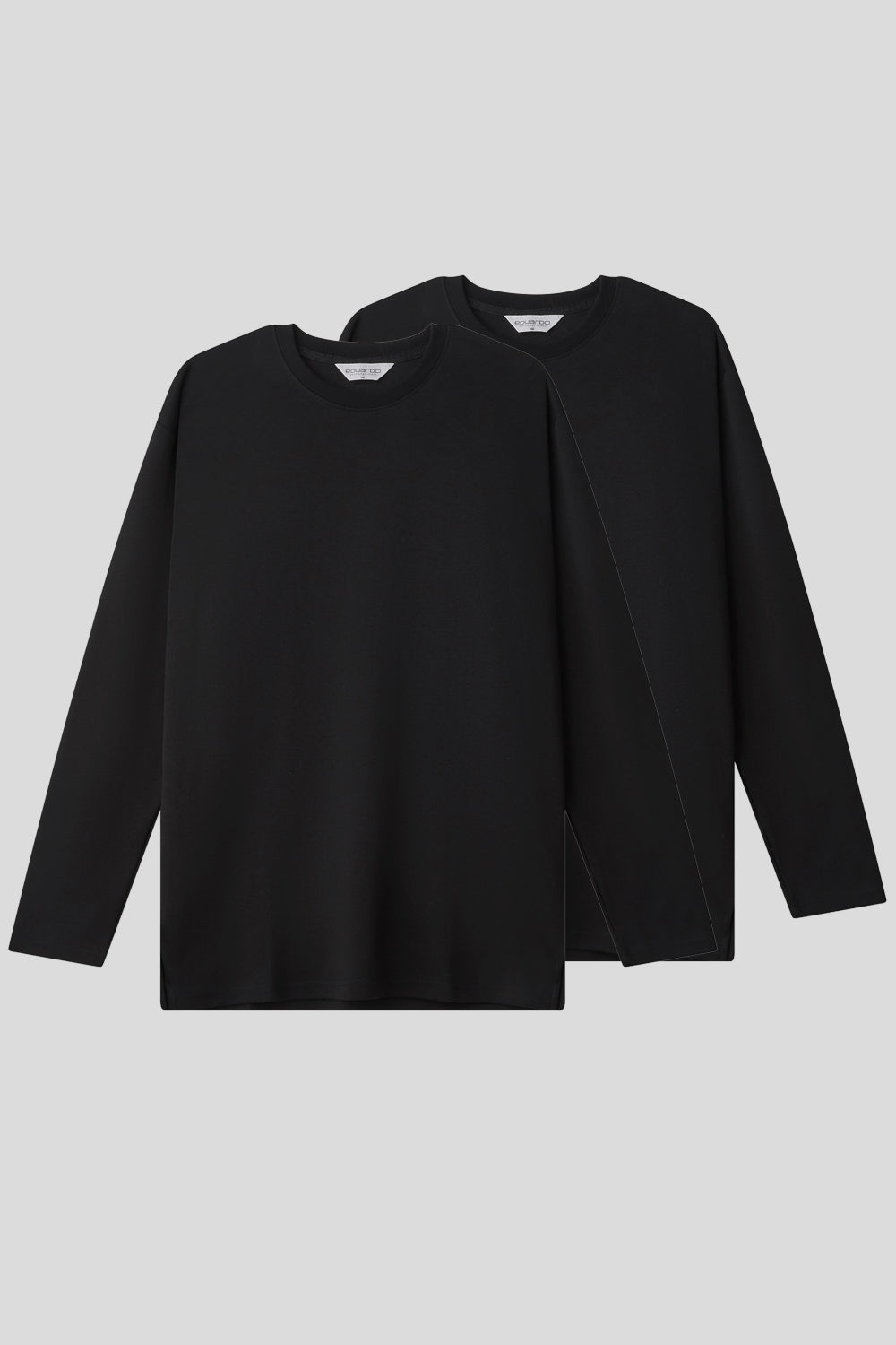 Men’s Relax Semi-Oversized Layering Long-Sleeve T-Shirt – Easy Multipack