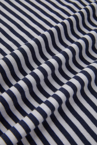 Men’s Semi-Oversized Striped Long-Sleeve T-Shirt