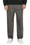 EDUARDO Men's Tapered Fit Banding Cotton Comfort Drawstring Pants.