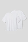 EDUARDO 2 Pack Men's Crew T-Shirt, Cotton Modal, Anyone Over Fit Short Sleeves Multipack.