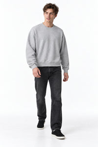 Men’s Oversized Soft Heavyweight Cropped Sweatshirt
