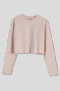 EDUARDO Casual Mid Weight Women's Long Sleeve Crop Top Shirts.