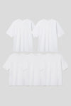 EDUARDO Men's Semi Over Fit Short Sleeve T-Shirt Easy Set, 5-pack.