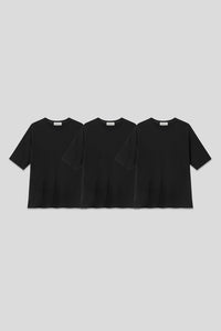 Men’s Relax Semi-Oversized Cropped Short-Sleeve T-Shirt – Classic Multipack