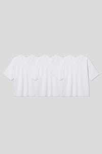 Men’s Relax Semi-Oversized Cropped Short-Sleeve T-Shirt – Classic Multipack