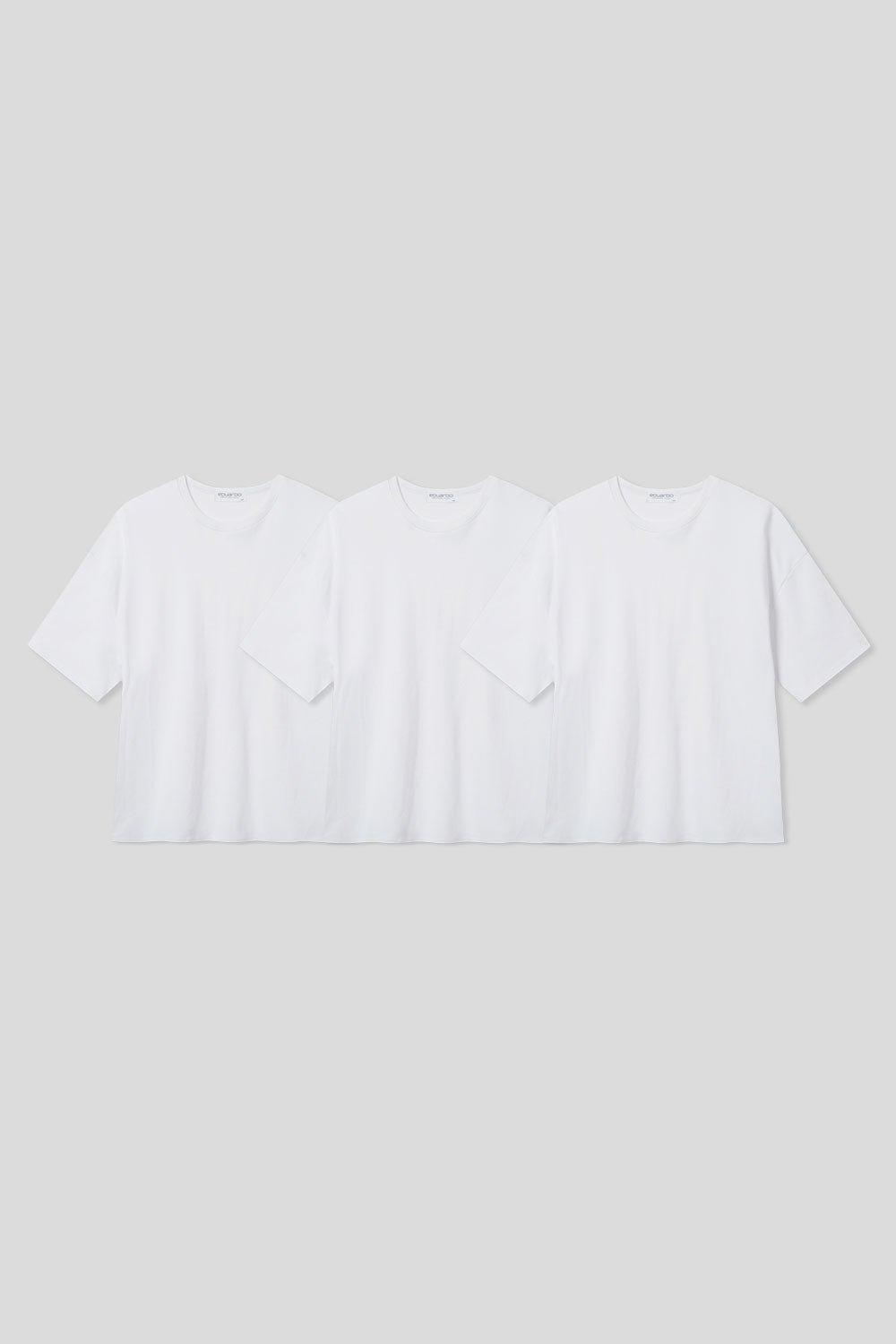 Men’s Relax Semi-Oversized Cropped Short-Sleeve T-Shirt – Classic Multipack