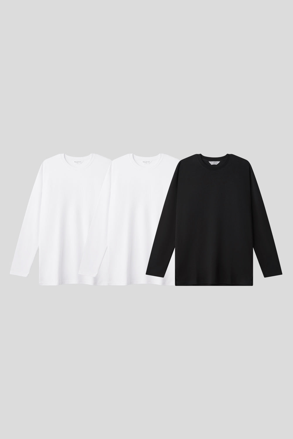 Men’s Relax Semi-Oversized Layering Long-Sleeve T-Shirt – Easy Multipack