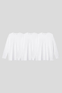 Men’s Relax Semi-Oversized Layering Long-Sleeve T-Shirt – Easy Multipack