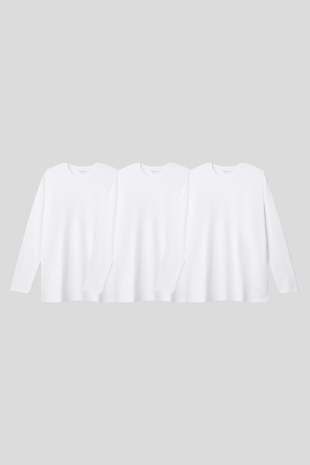 Men’s Relax Semi-Oversized Layering Long-Sleeve T-Shirt – Easy Multipack