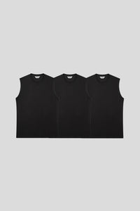 Men’s Normal Regular-Fit Layering Tank Top – Easy Multipack