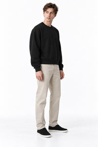 Men’s Oversized Soft Heavyweight Cropped Sweatshirt