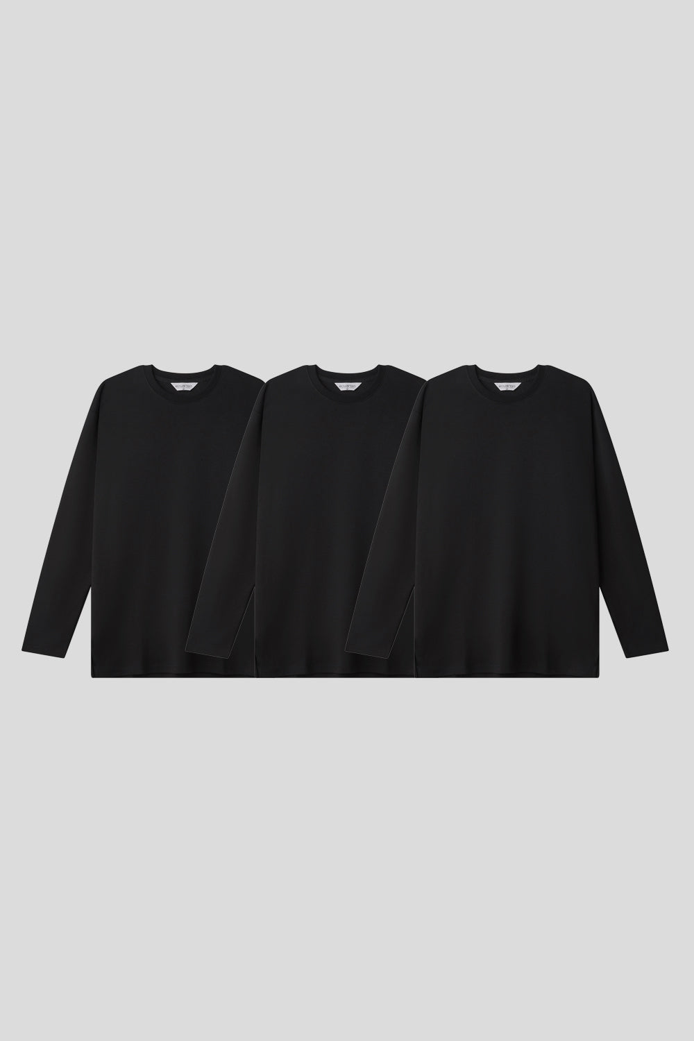 Men’s Relax Semi-Oversized Layering Long-Sleeve T-Shirt – Easy Multipack