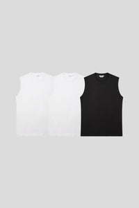 Men’s Normal Regular-Fit Layering Tank Top – Easy Multipack