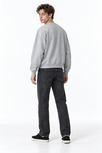 Men’s Oversized Soft Heavyweight Cropped Sweatshirt