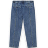 EDUARDO Men Wide Fit Bamding Medium Wash Crop Denim Jean Pants