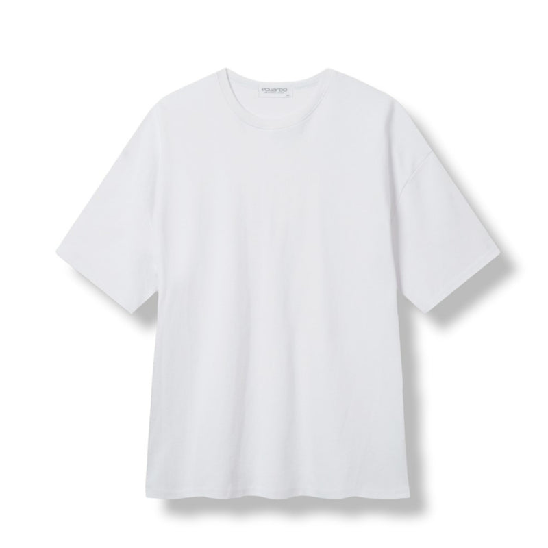 EDUARDO Men's Anyone-over fit short-sleeved t-shirt multipack 3 pcs [White:2/Black:1]