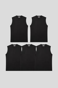 Men’s Normal Regular-Fit Layering Tank Top – Easy Multipack