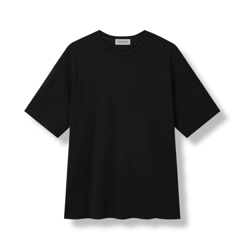 EDUARDO Men's Anyone-over fit short-sleeved t-shirt multipack 3 pcs [Black]