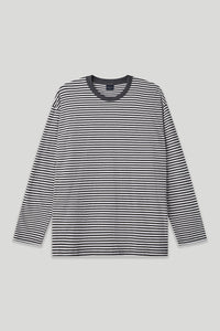 Men’s Semi-Oversized Striped Long-Sleeve T-Shirt